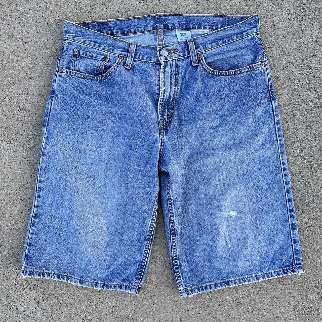 Y2K Levi’s Baggy Shorts Little coffee stain Waist... - Depop