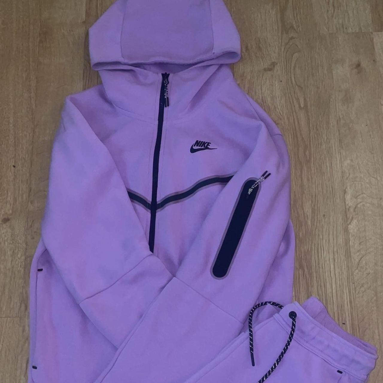 purple nike tracksuit mens