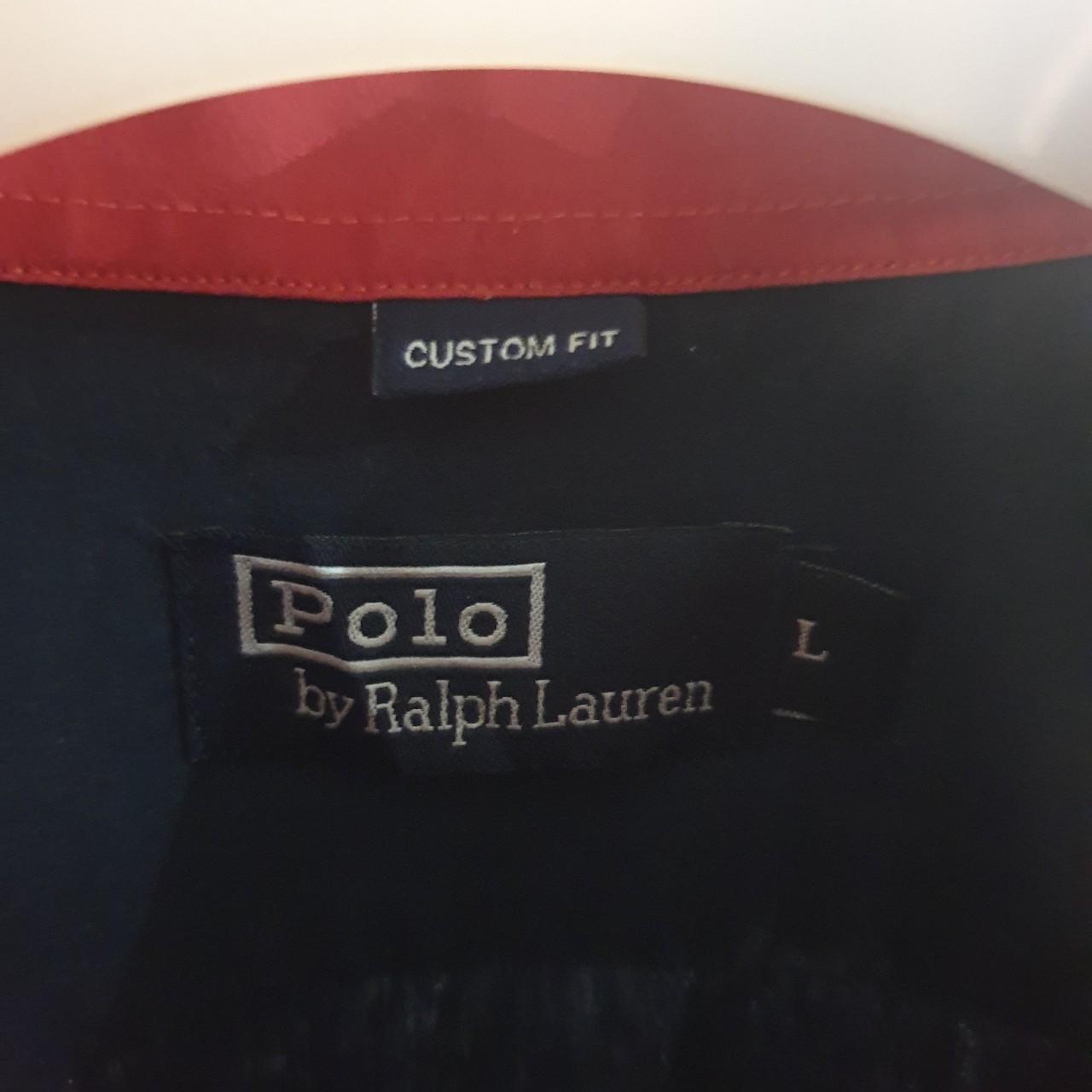 Polo Ralph Lauren Men's Black and Red Shirt | Depop