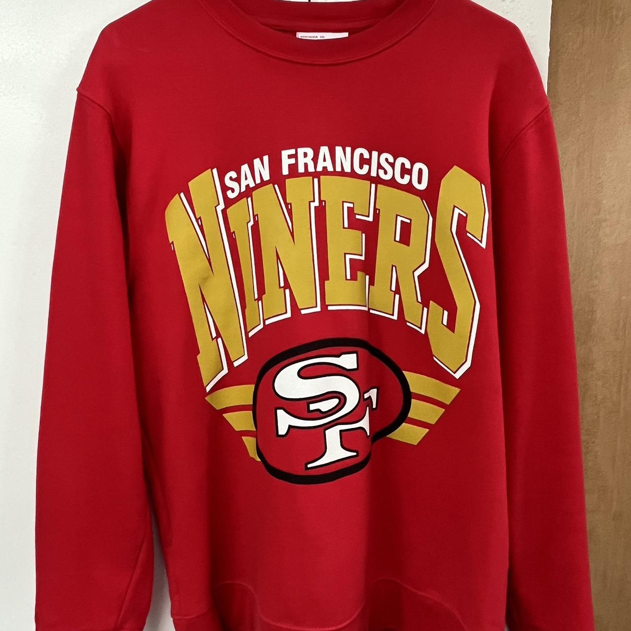 San Francisco 49ers Mitchell & Ness sweatshirt. Size - Depop