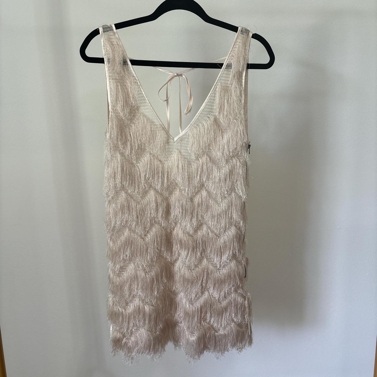 XS Fringe Dress Brand Plastic Island Has been. Depop