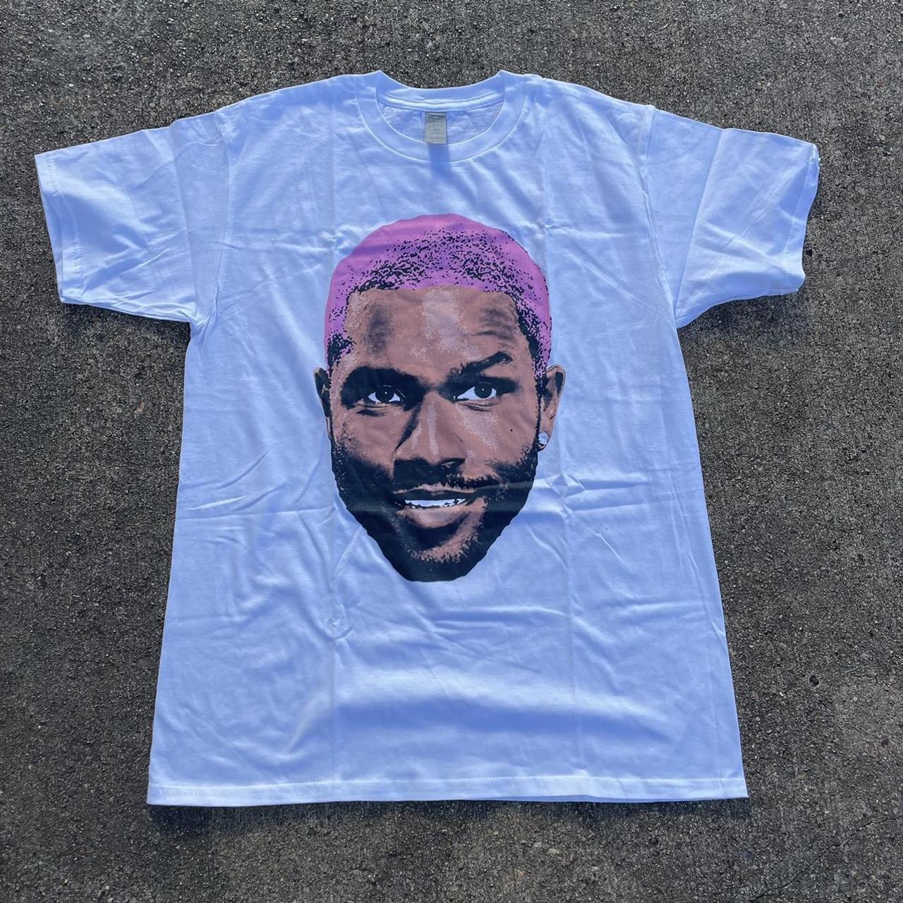 Frank Ocean Coachella Face Tee Thick Cotton Tee, - Depop