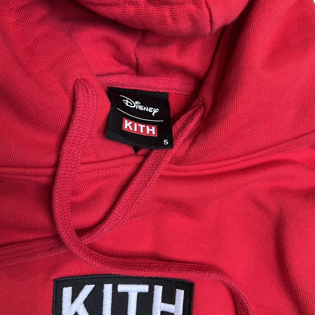 Kith x Disney Mickey sleeve patches hoodie Worn... - Depop