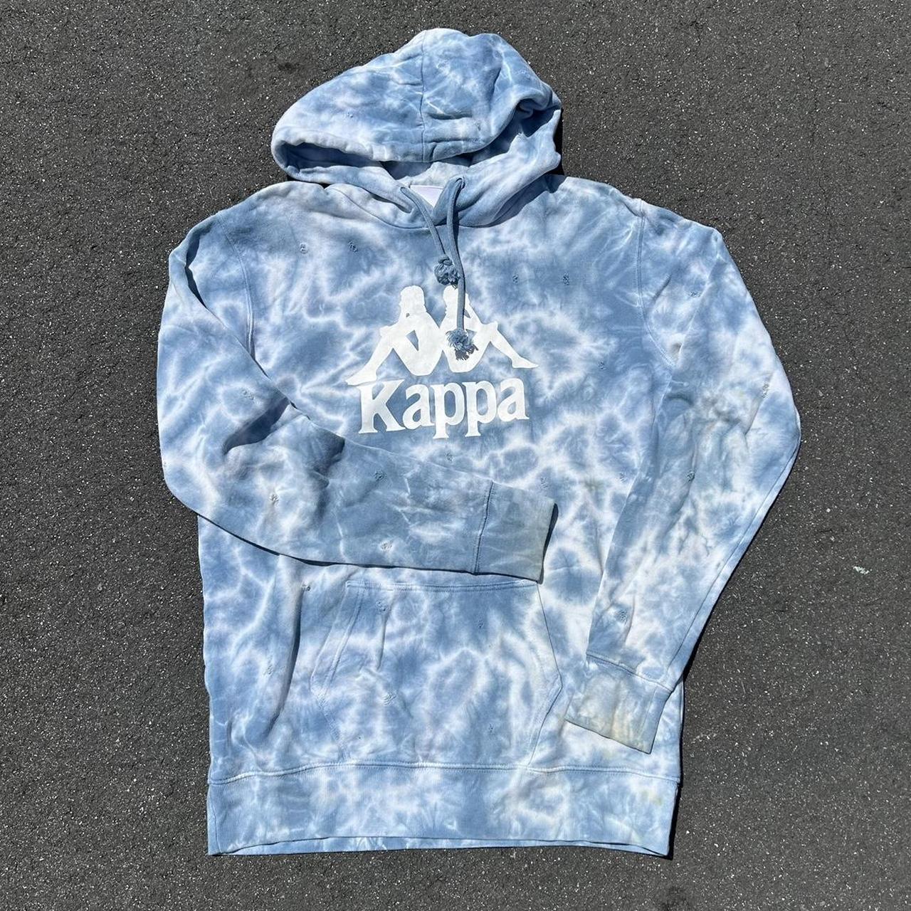 Kappa Men's Hoodie White/Blue S – Kappa Tie Dye Hoodie