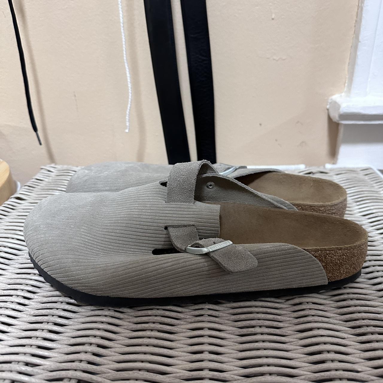 grey birkenstock clogs barely used