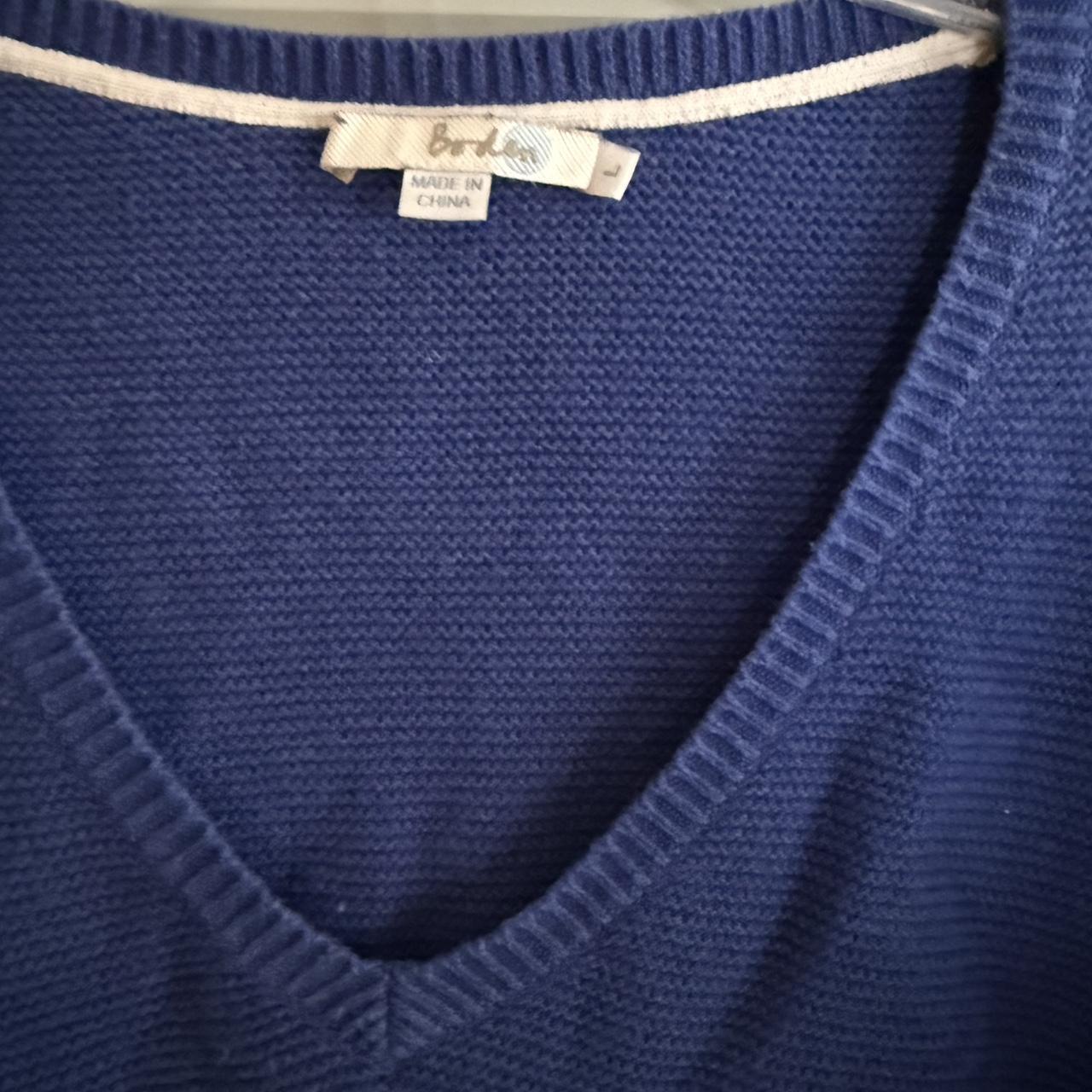 Boden Women's Sweater - Blue/Navy - L – Biden Blu… - image 3