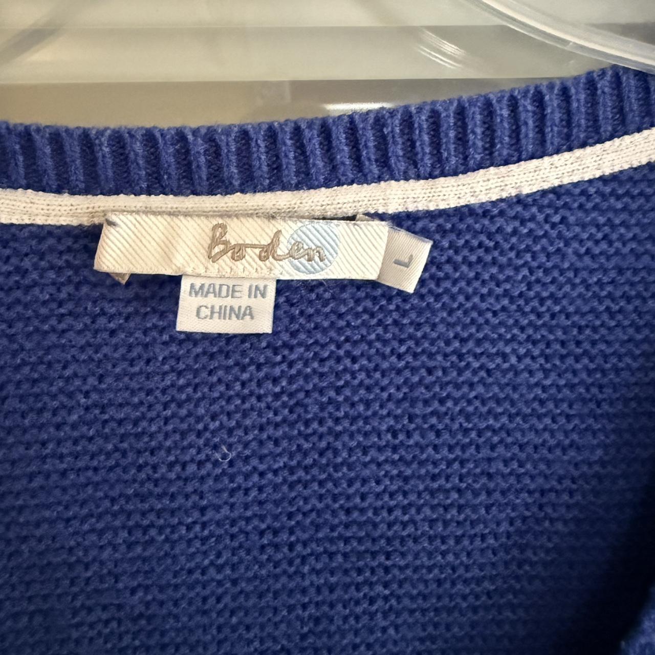 Boden Women's Sweater - Blue/Navy - L – Biden Blu… - image 2