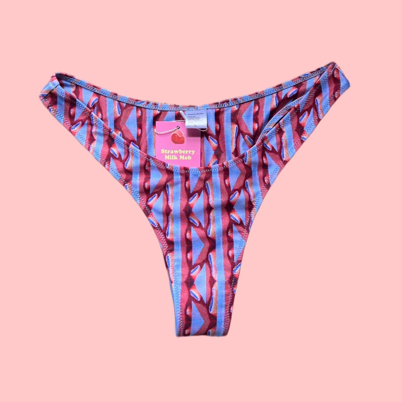 Strawberry Milk Mob Birthday Suit bottoms Size... Depop