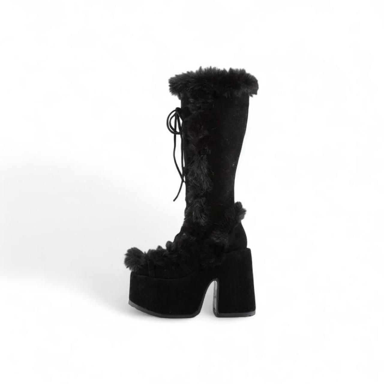 Demonia Women's Platform Boots - Black - US 10 – … - image 3