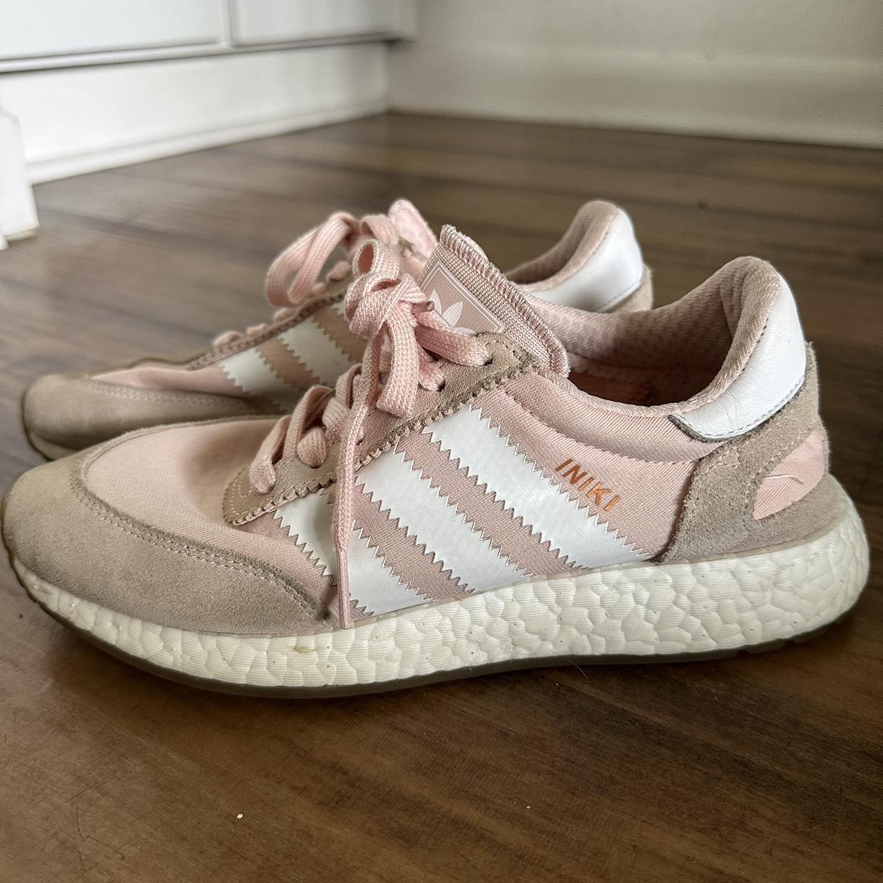 Pink Adidas iniki shoes super lightweight and