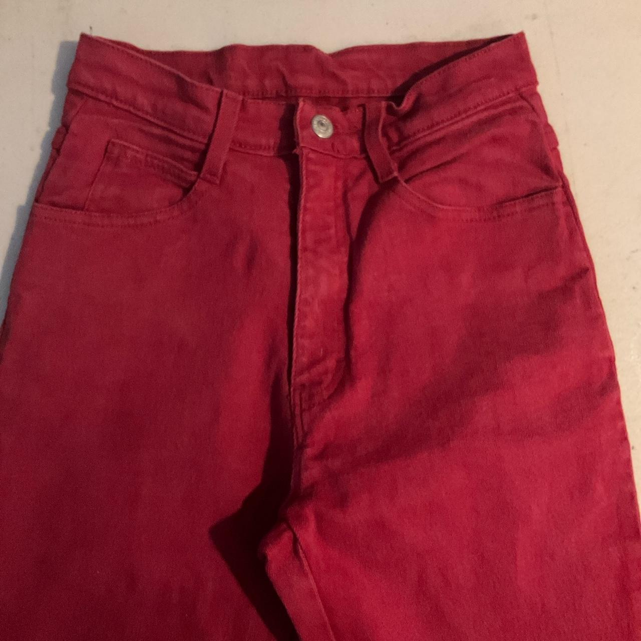 Women's Red Jeans | Depop