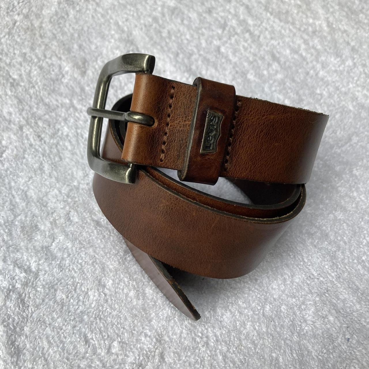 Levi’s Cabazon leather men’s Belt. Size 34. Made in... - Depop