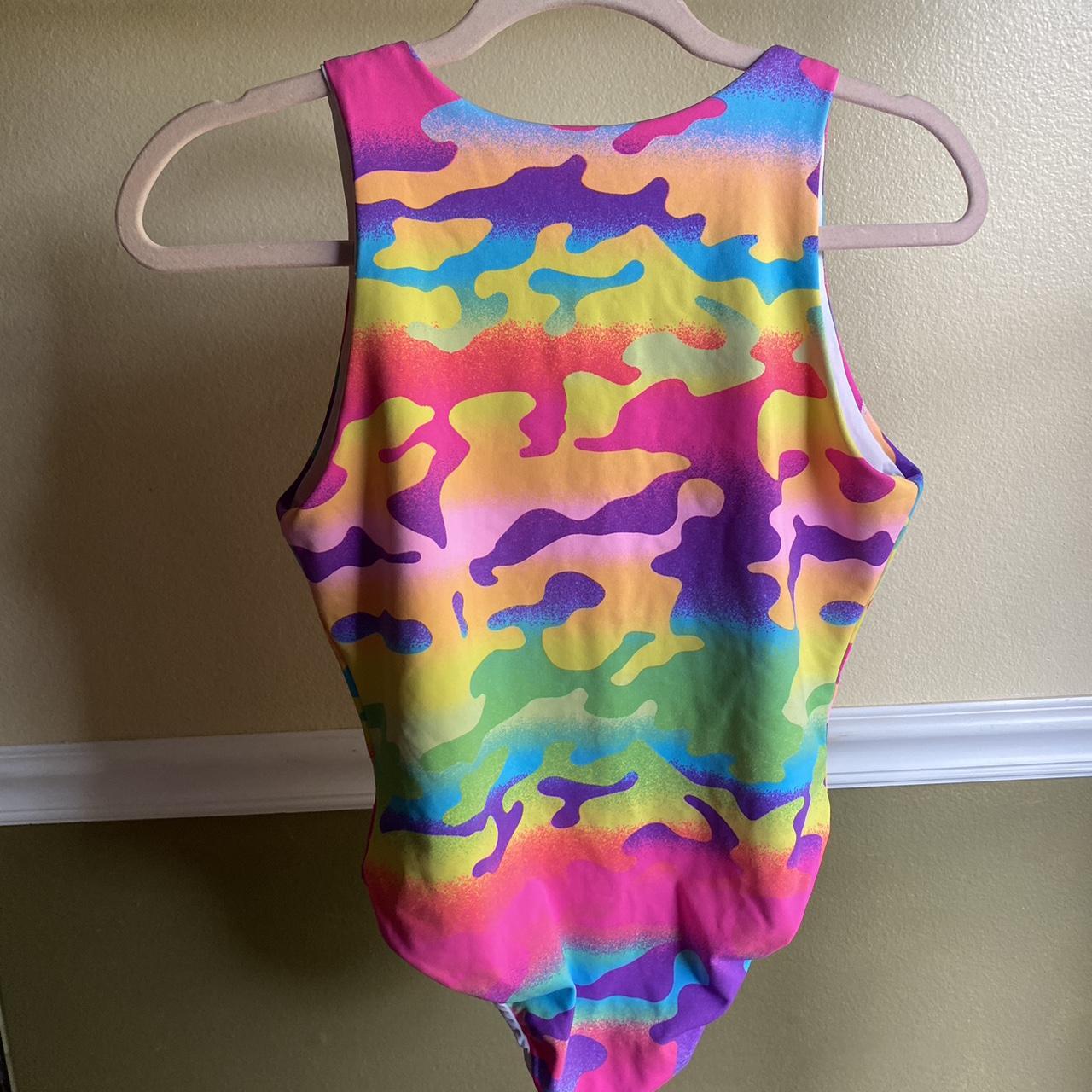 Womens Multi Swimsuit One Piece Depop