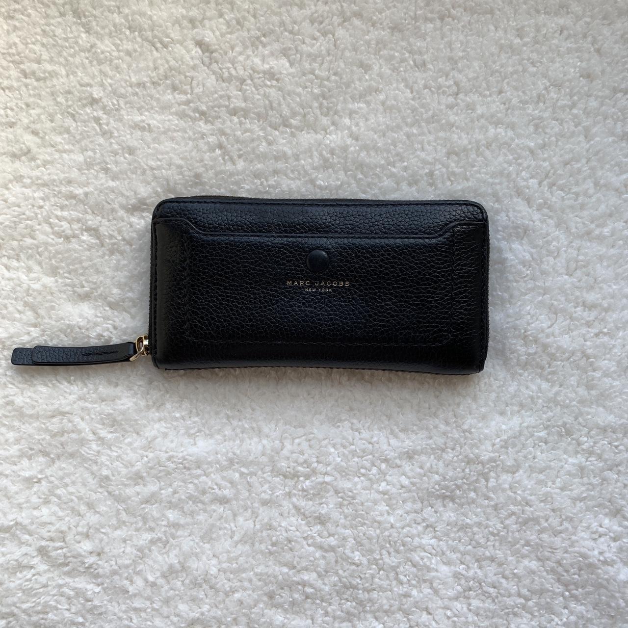 used marc jacobs empire city leather wallet no