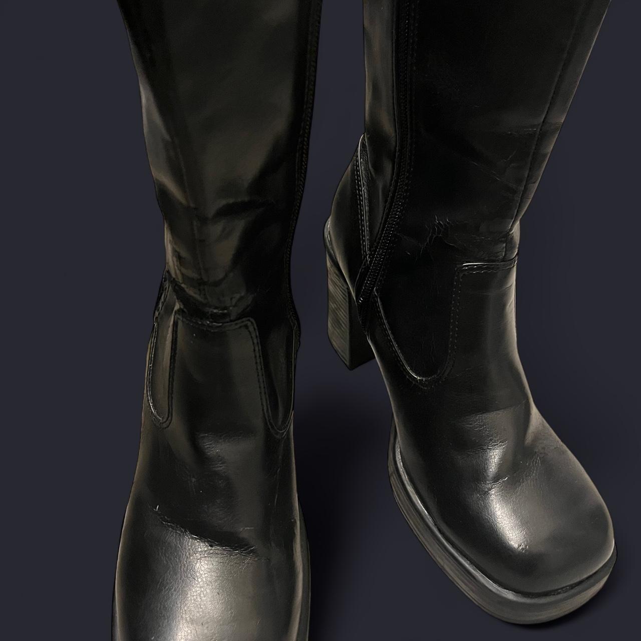 Skechers Women's Platform Boots - Black - US 6 – … - image 2