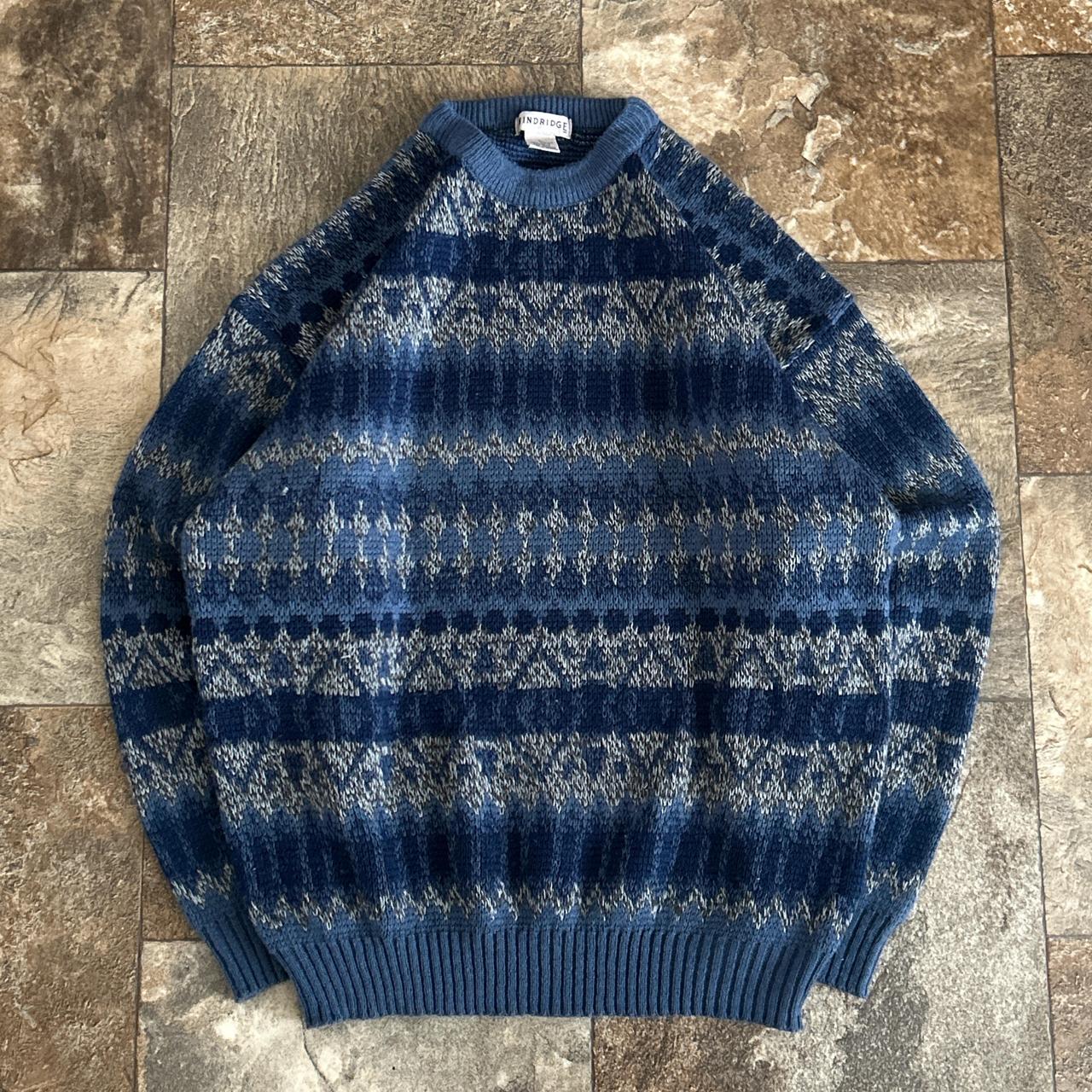 Vintage knit-jumper - Depop