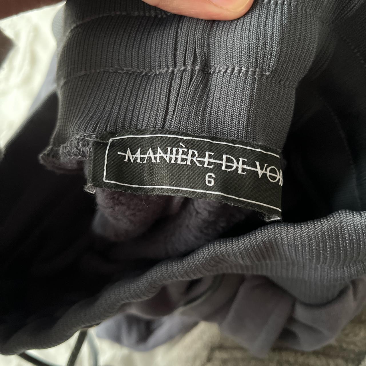 Maniere De Voir grey heavy joggers Size 6 Never... - Depop