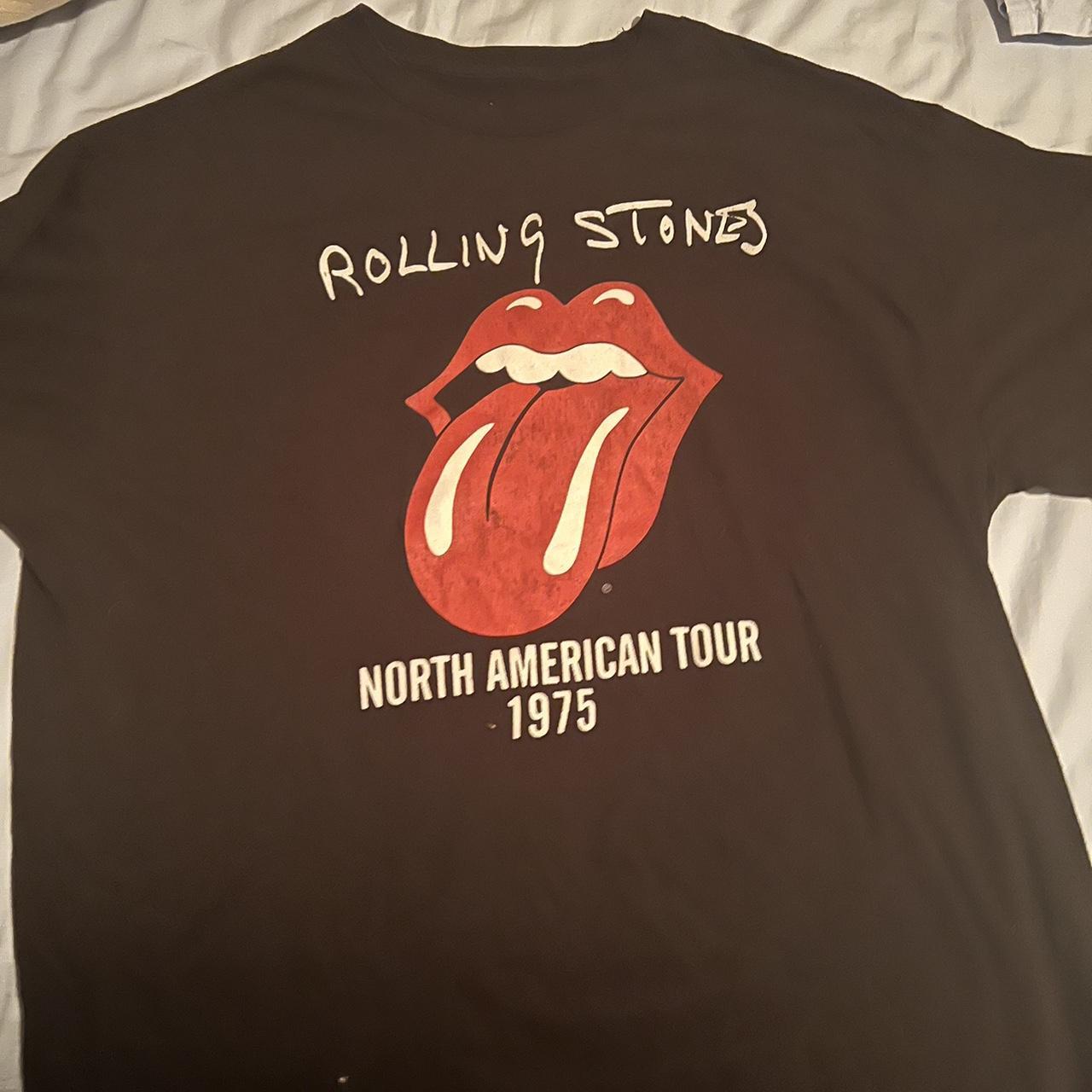 Rolling Stones North America Tour 1975 Size XL In... - Depop