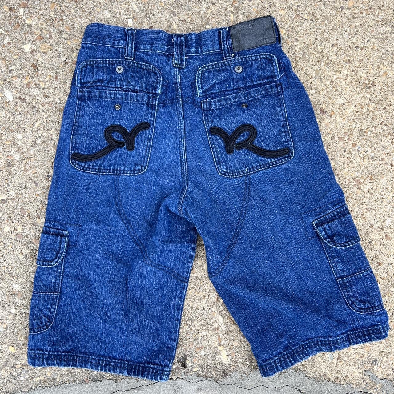 ROCAWEAR Jort Embroidered Tag: ROCAWEAR Size: 16... - Depop