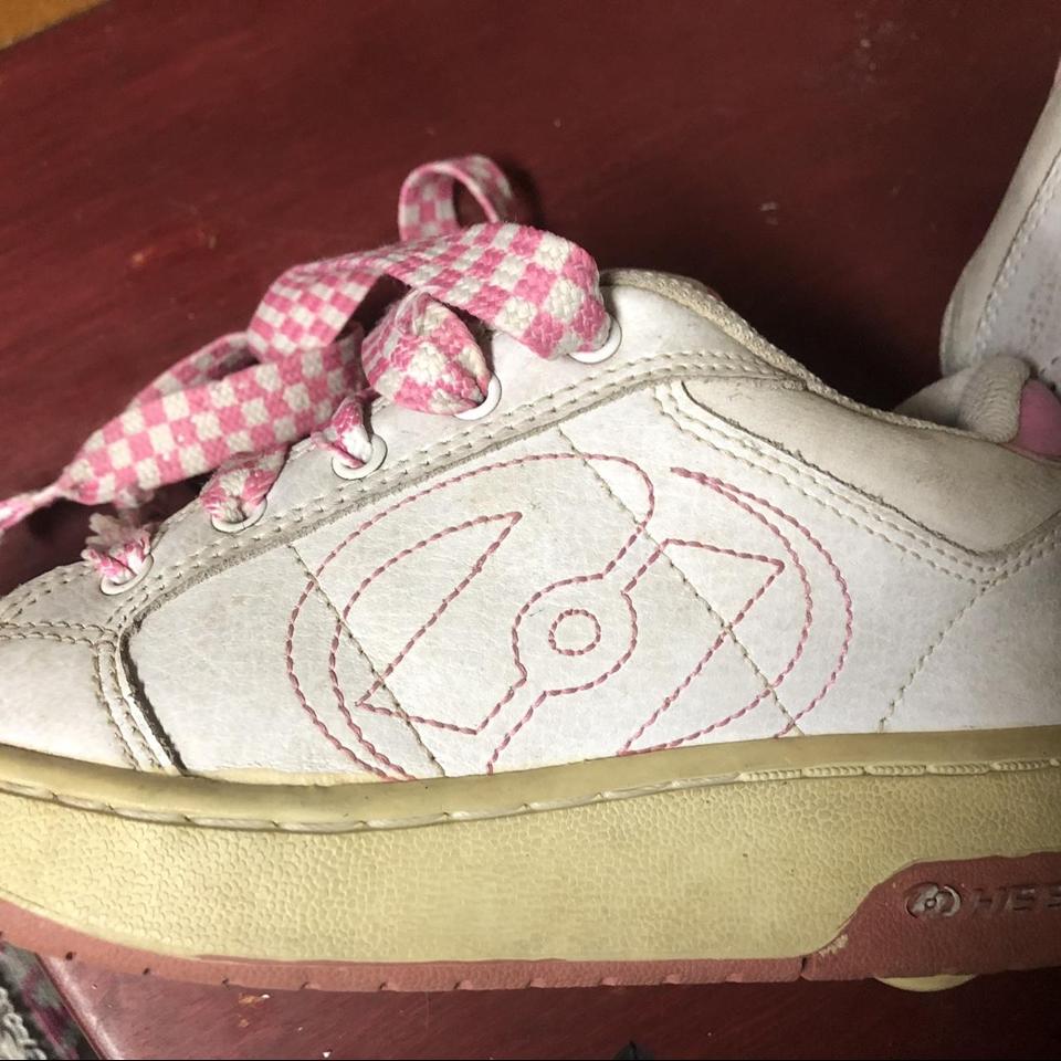 Pink and white hot sale heelys