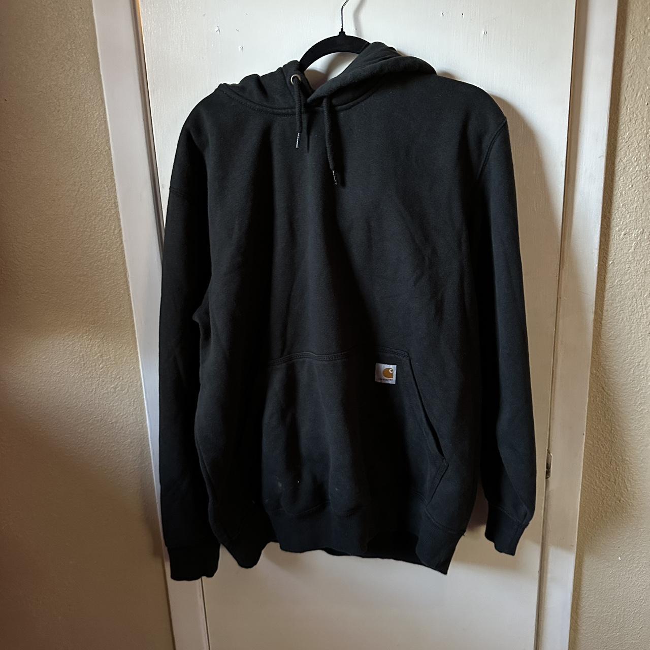 carhartt black hoodie L dusty no stains