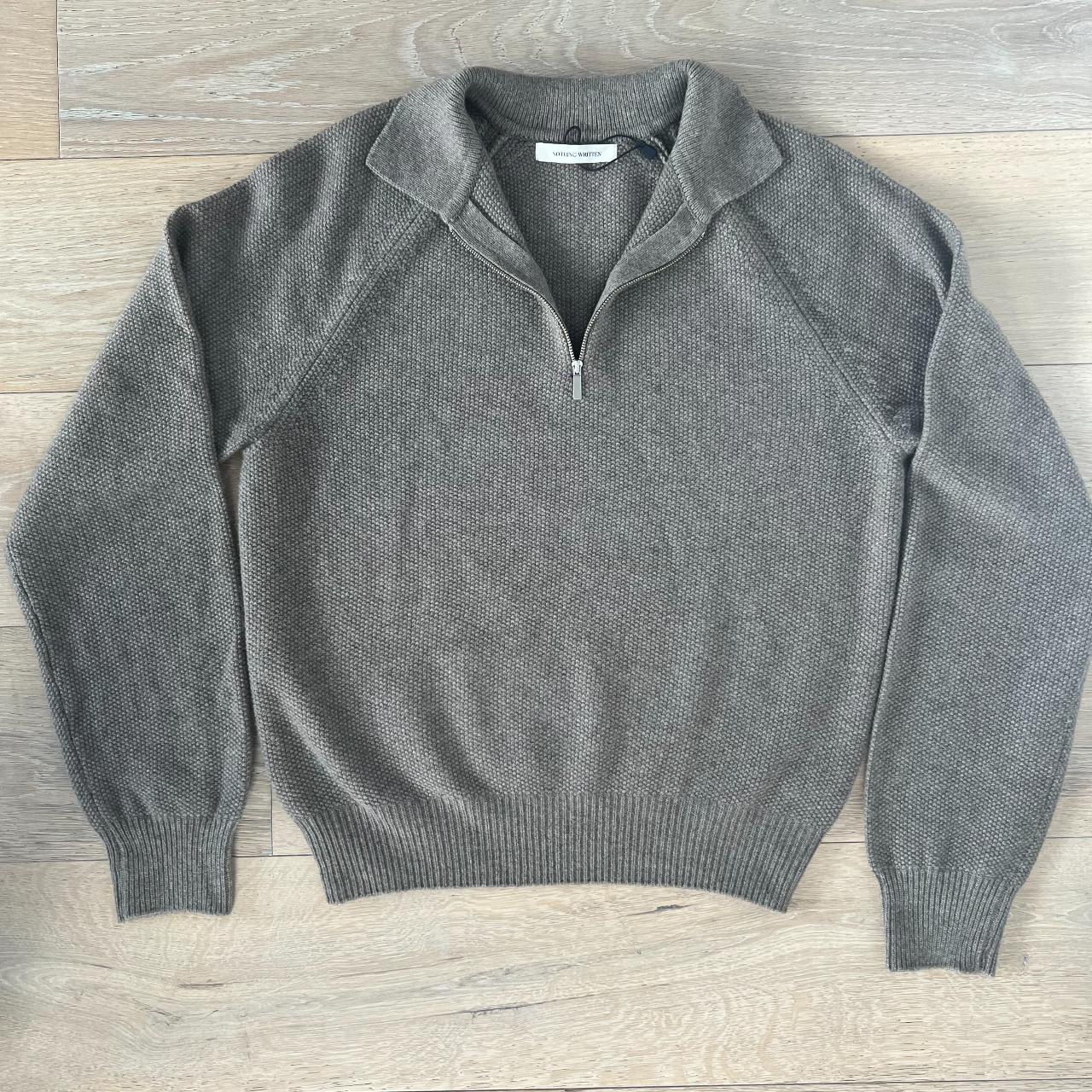 Nothing Written Porter wool jumper - Mocha Worn... - Depop