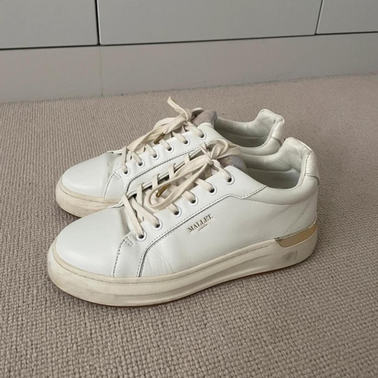 White Mallet trainers Women’s size 7 No box Signs... - Depop