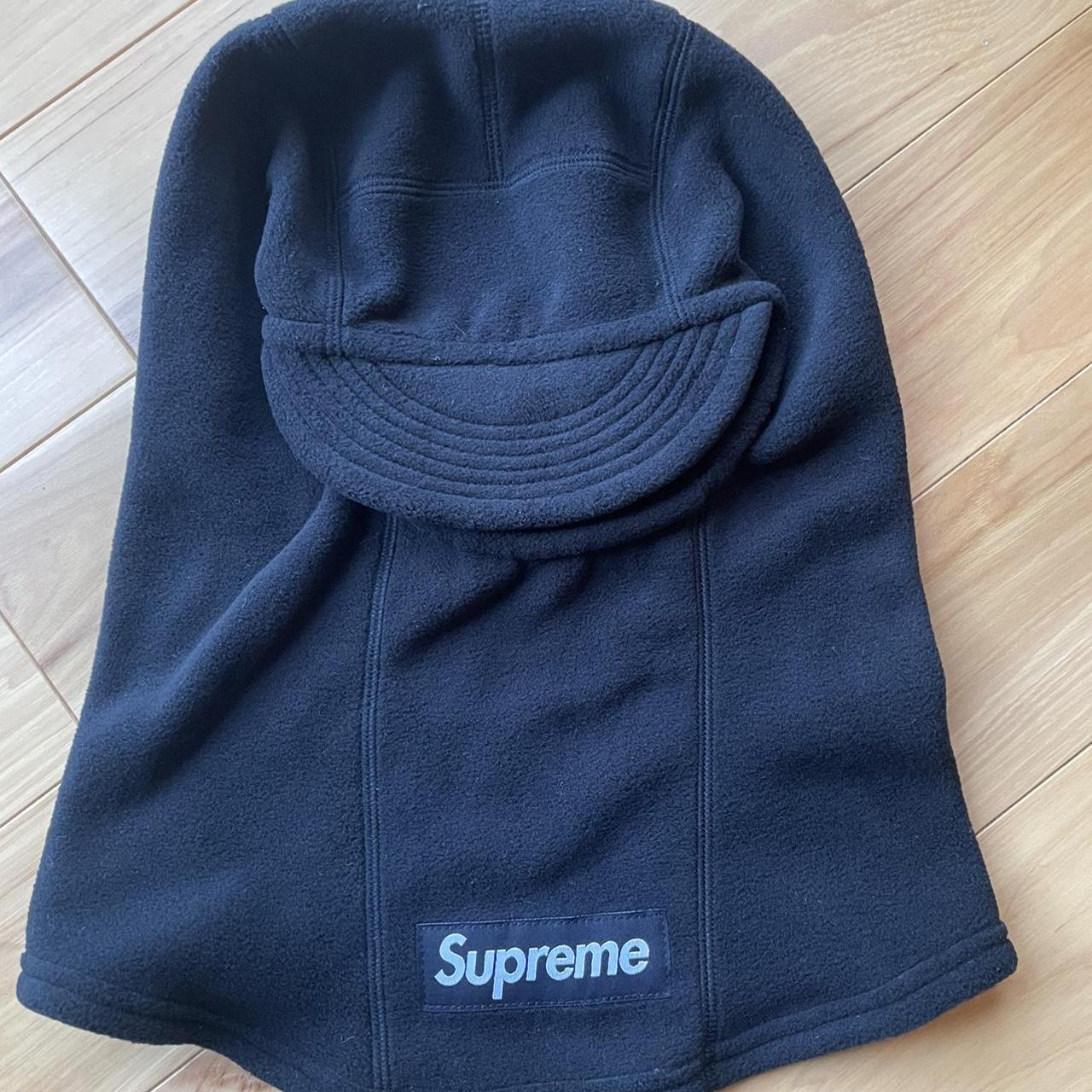 Supreme Polartec Brim Balaclava Color: Black Size:... - Depop