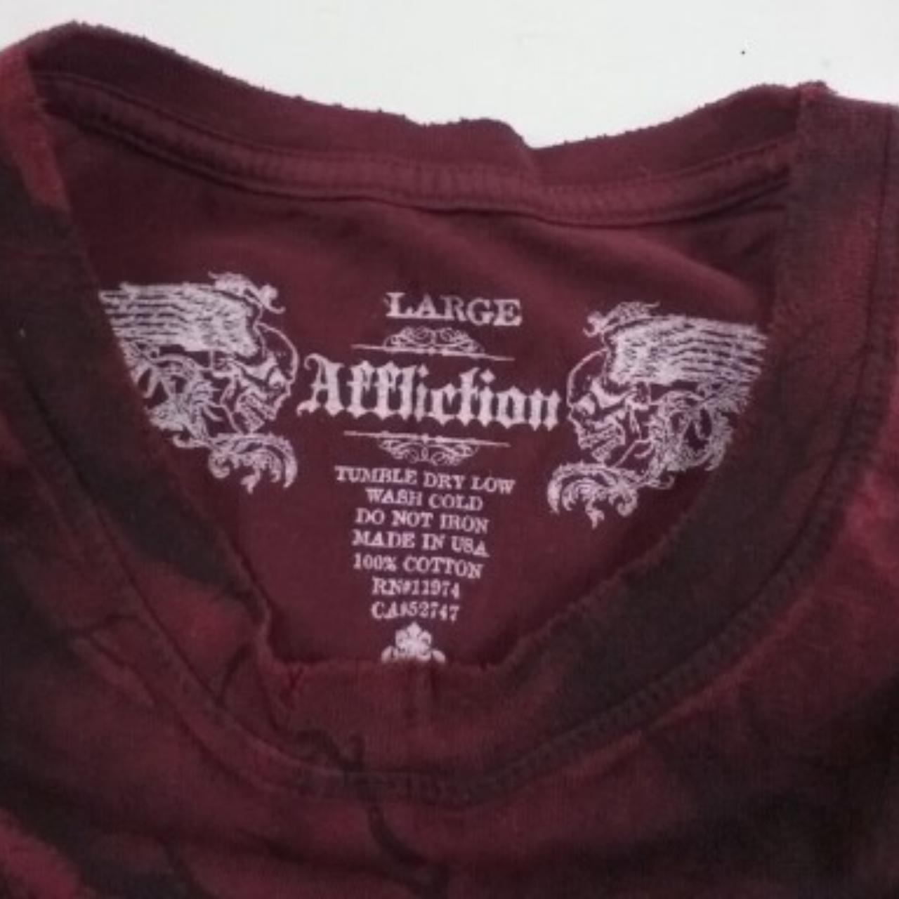 Affliction Lucifer mens cheapest large shirt