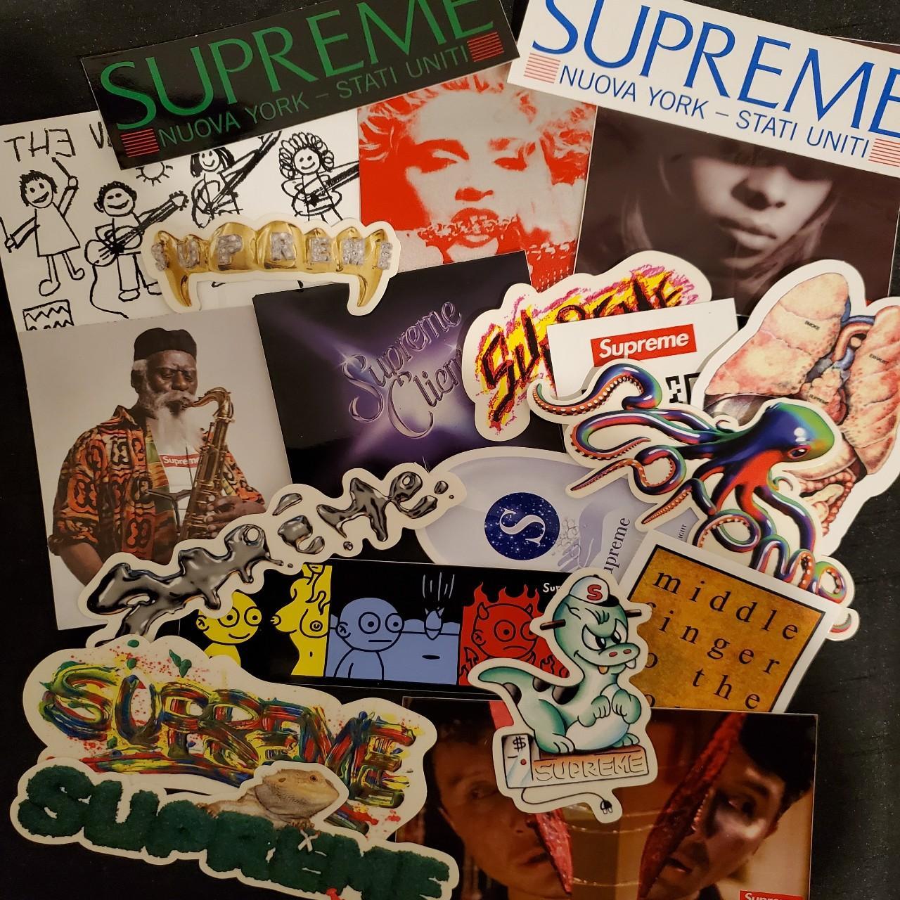 Supreme sticker lot All 100 authentic