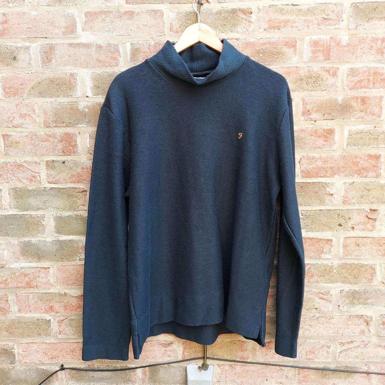 Farah Men's Navy Jumper Depop