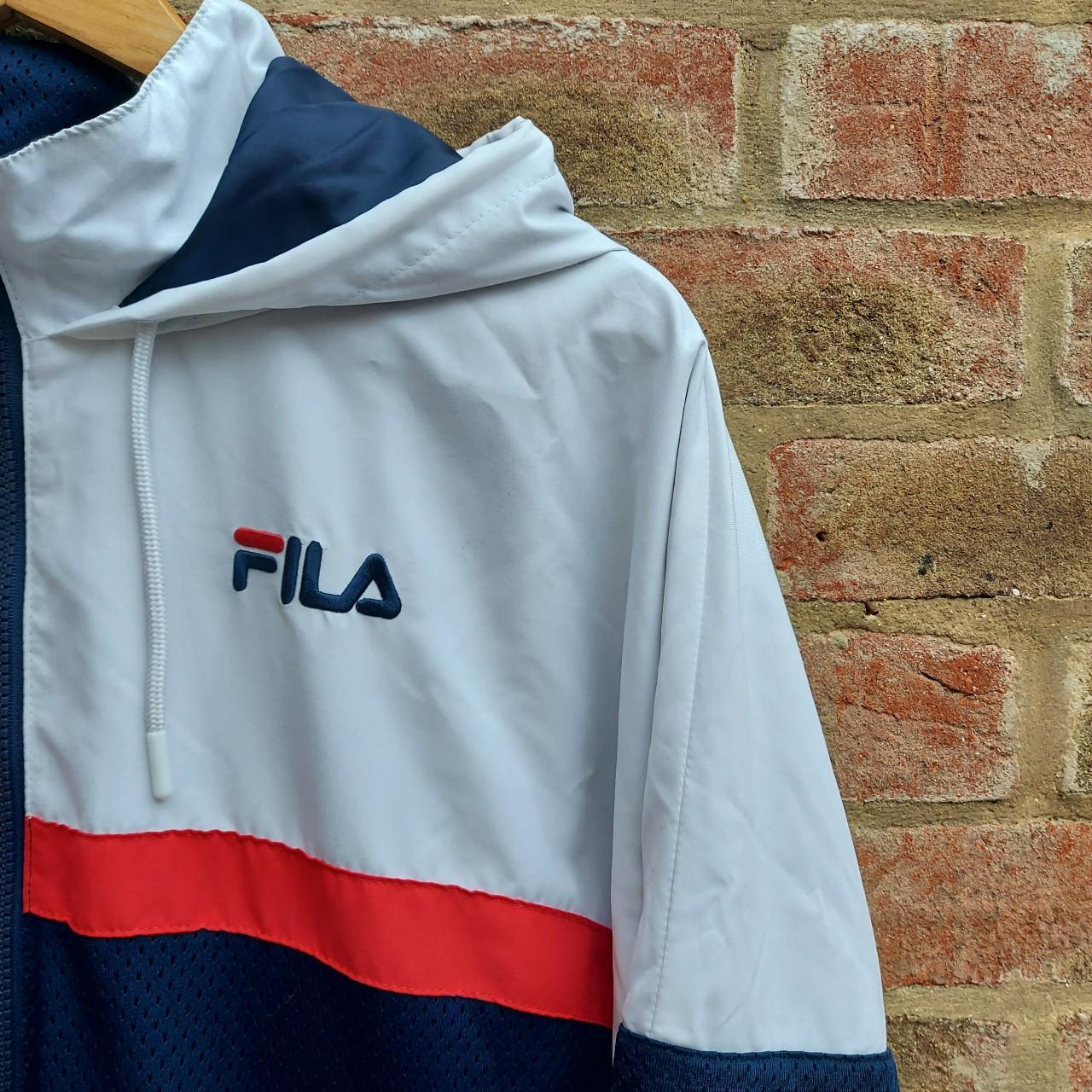 Fila Hooded Jacket Mens Medium Very good... - Depop