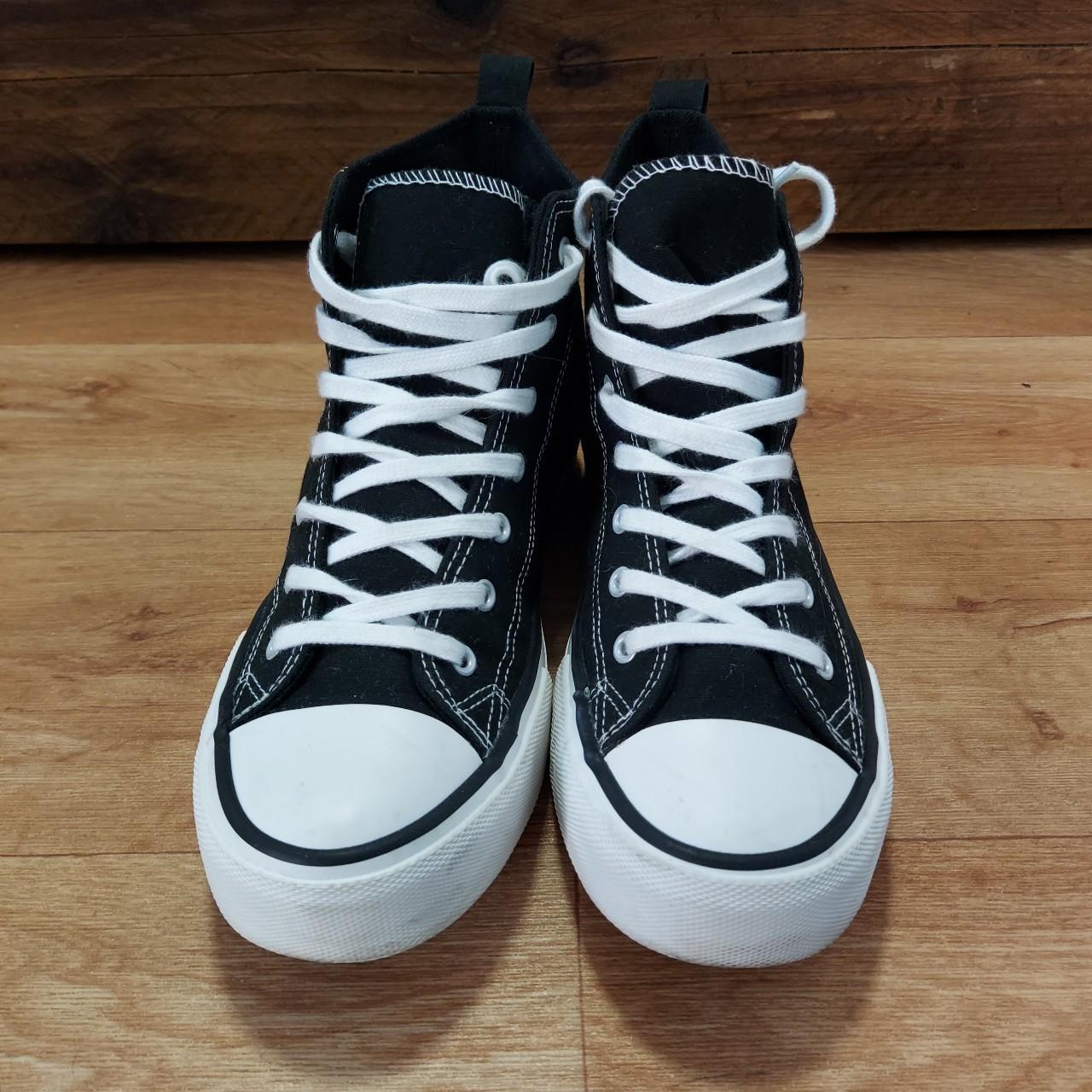 Kieth Haring high top canvas trainers Womens UK... Depop