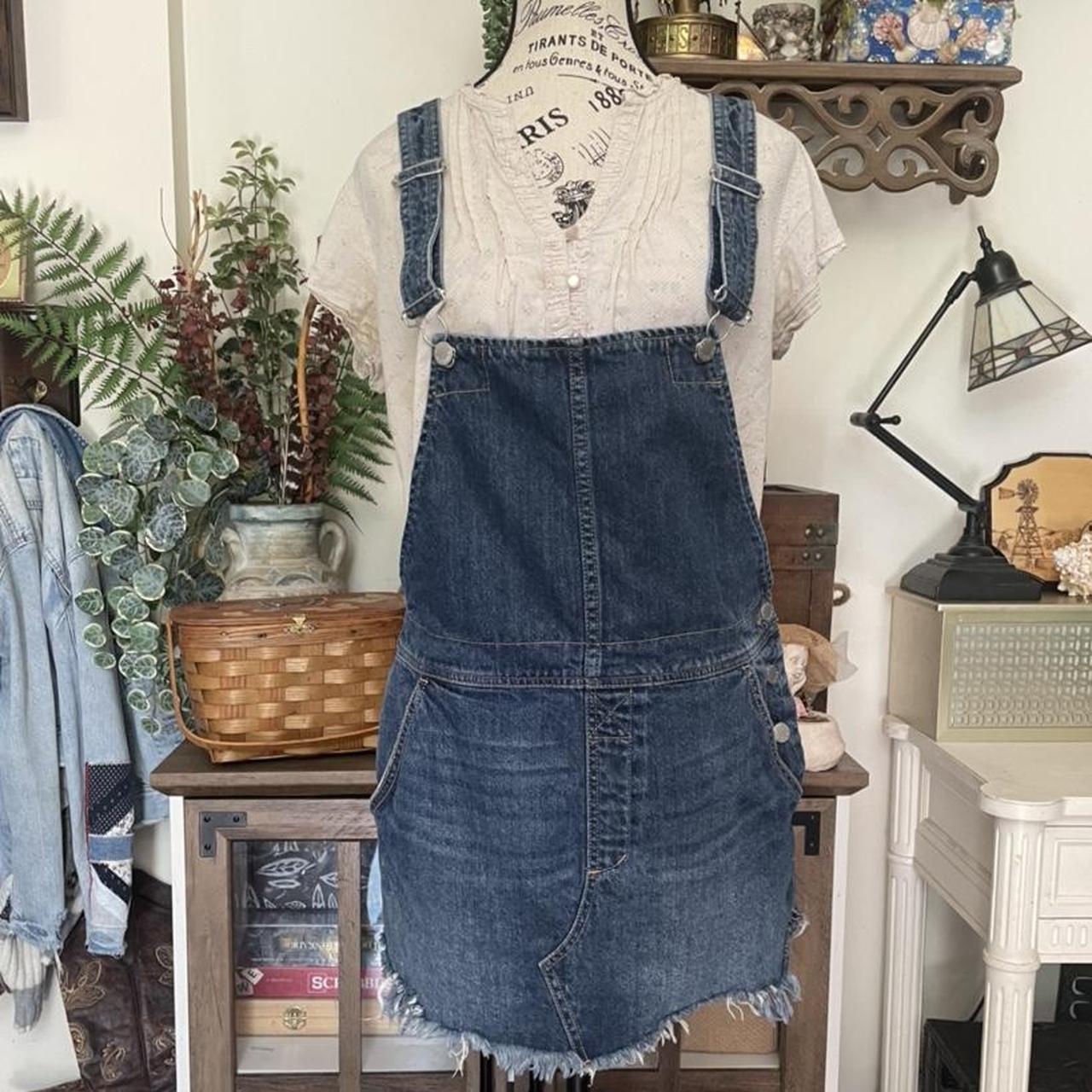 small free people overalls mini skirt size 6