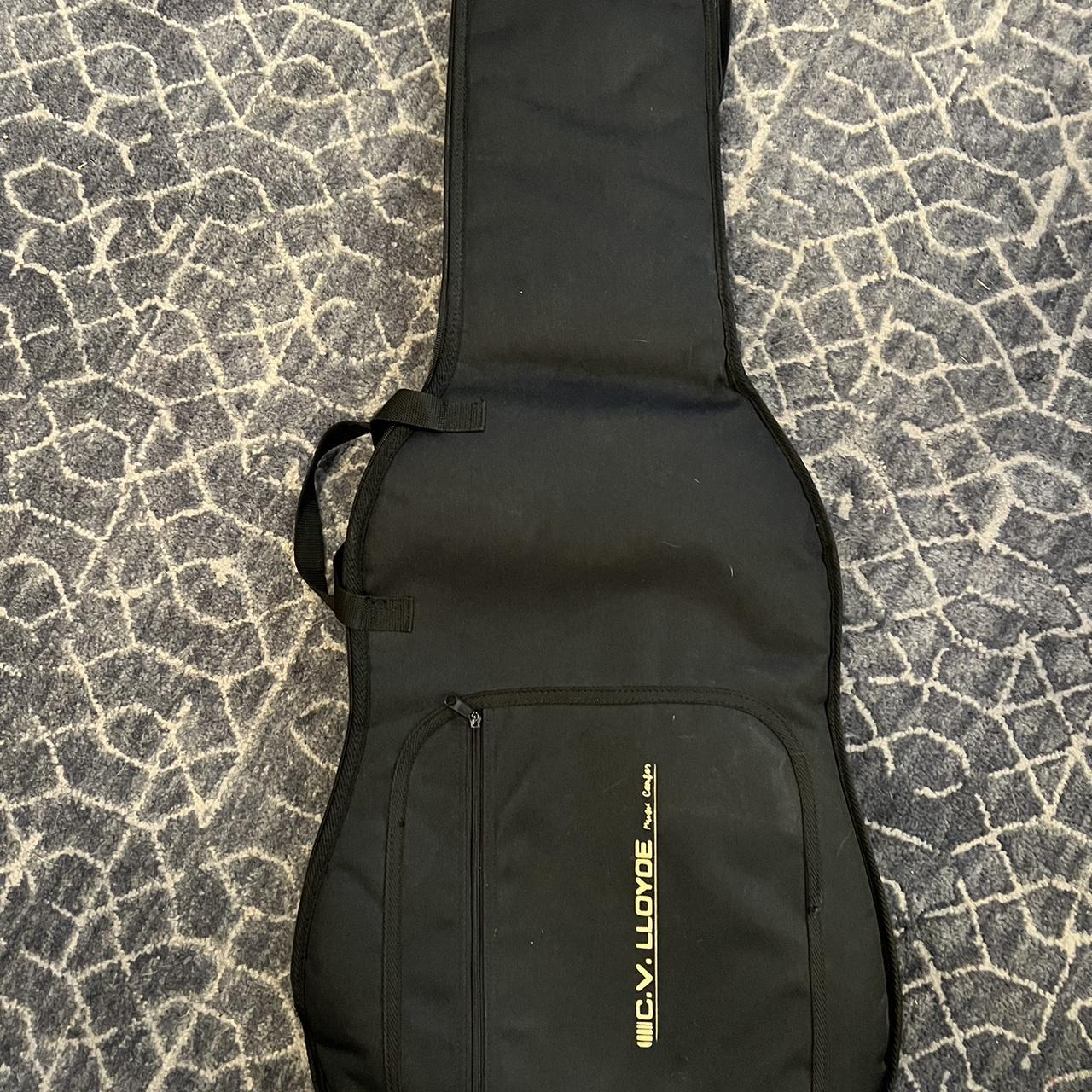 Padded electric guitar case with shoulder straps Depop
