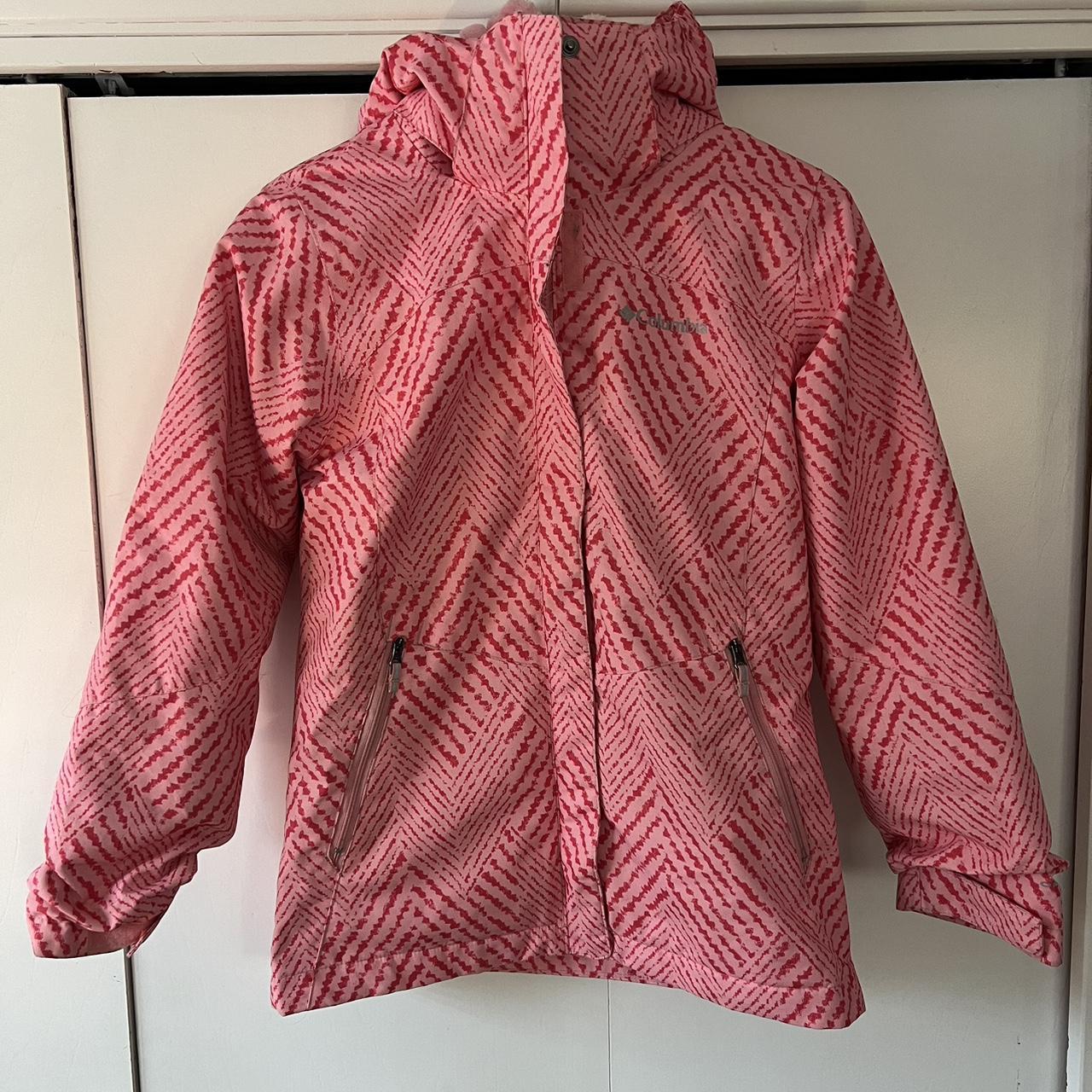 Girls Pink Columbia Ski Jacket w/detachable inner... - Depop