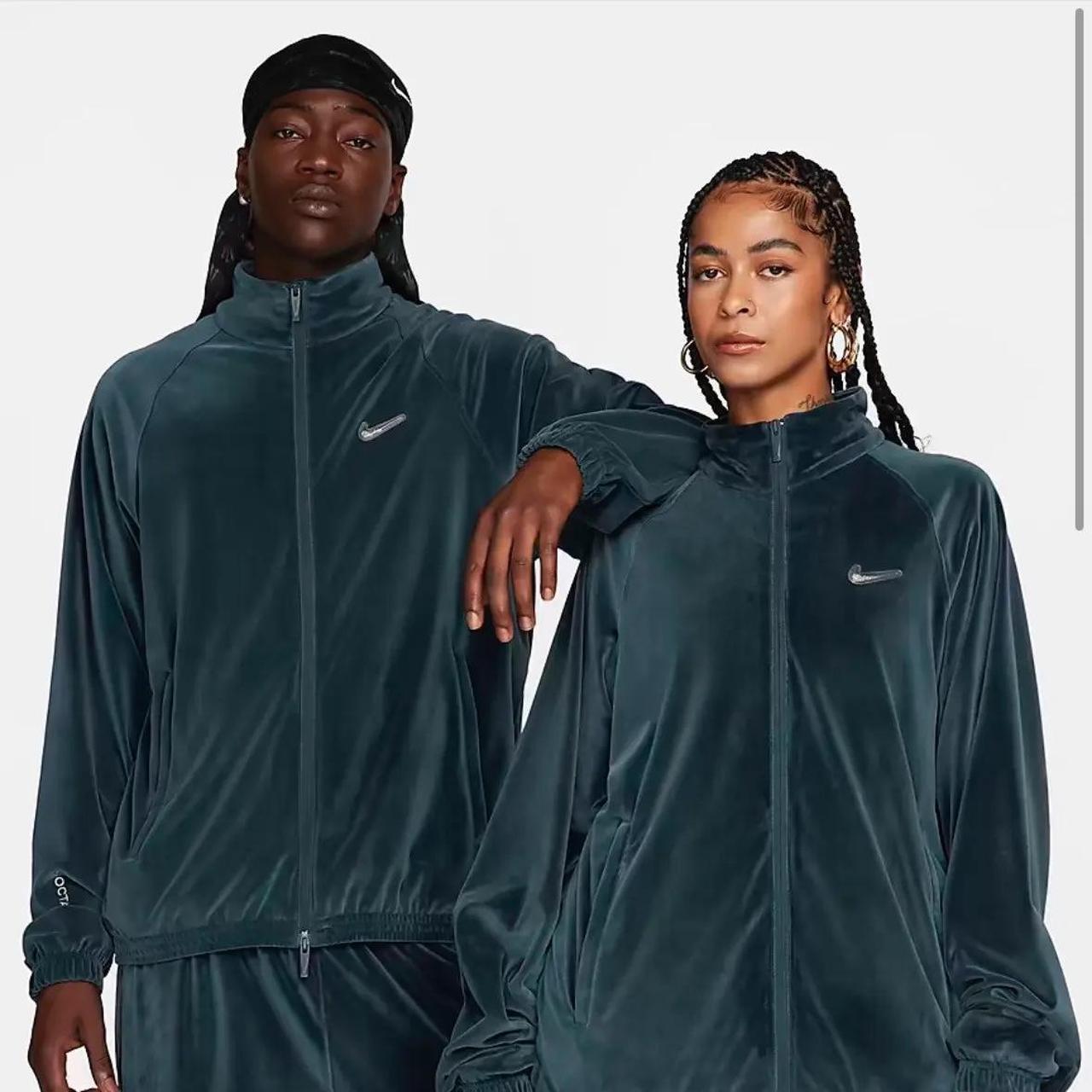 Nike x Stussy Storm-Fit Track Jacket Black | Depop