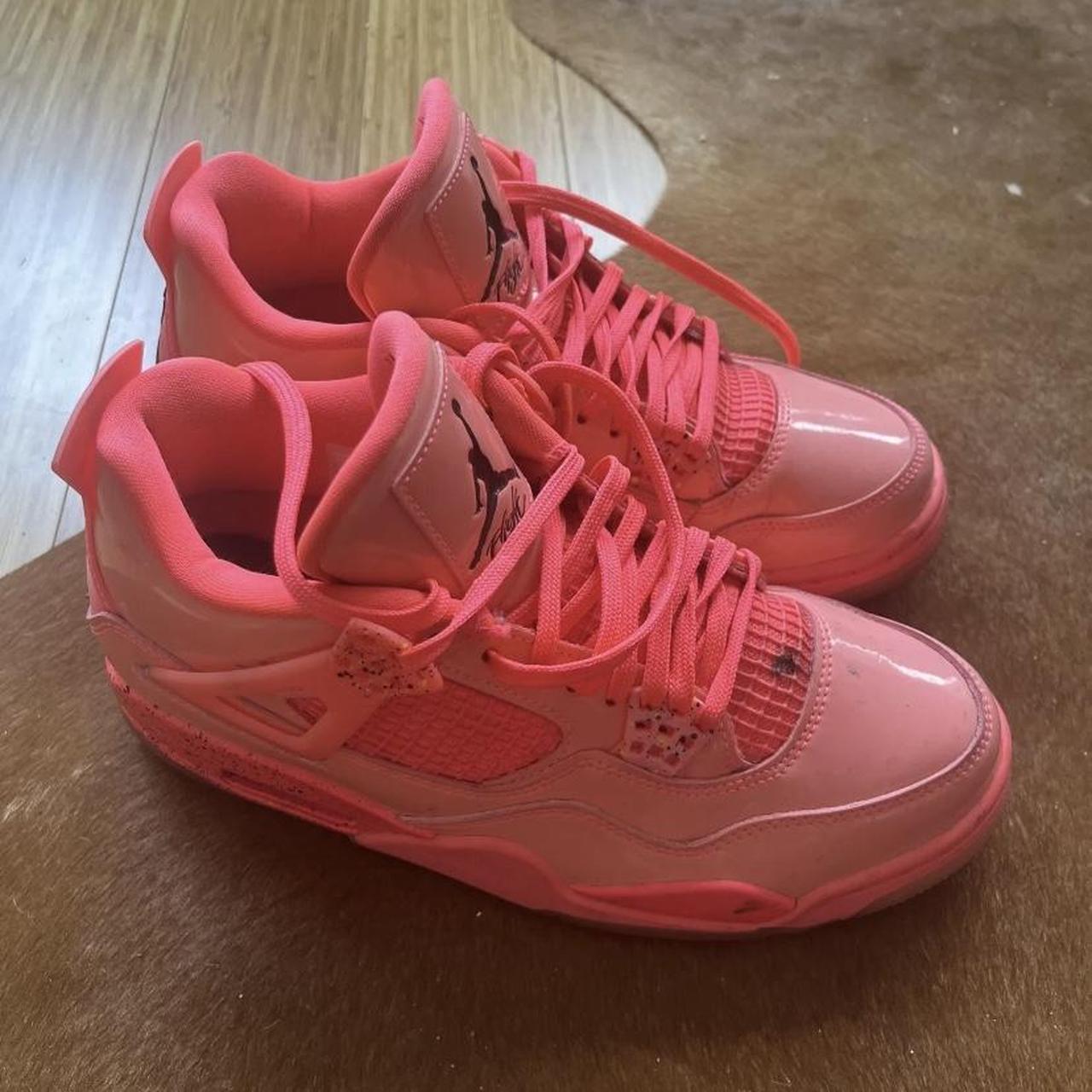 Jordan Women's Pink Trainers Depop