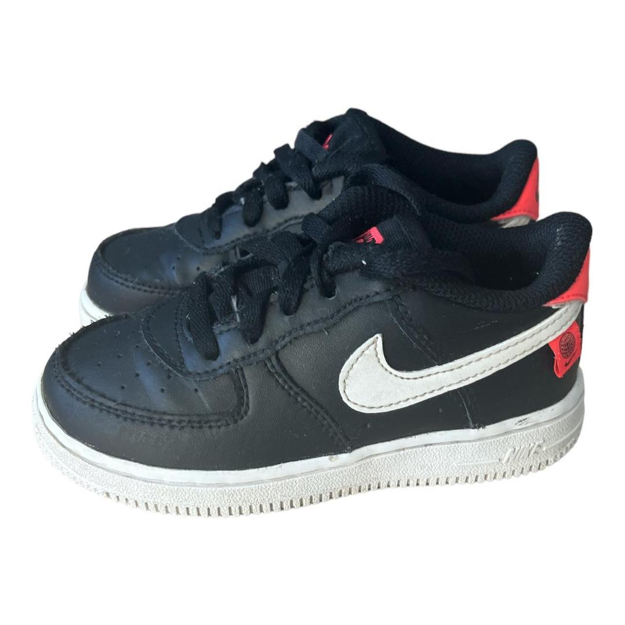 Nike black air force 1 Youth Trainers