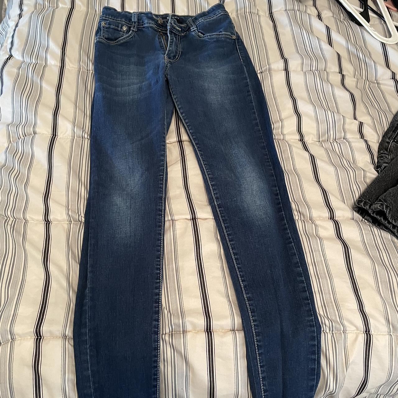 Burlington Women's Navy and Blue Jeans Depop
