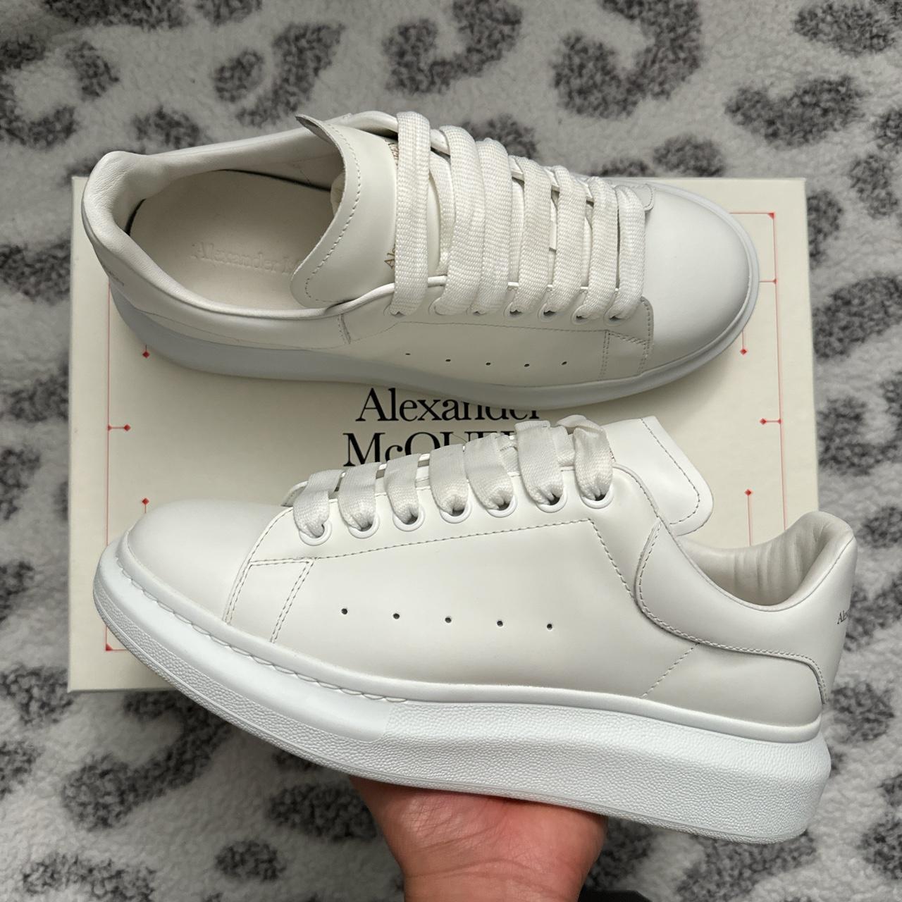 Triple white alexander sales mcqueen's