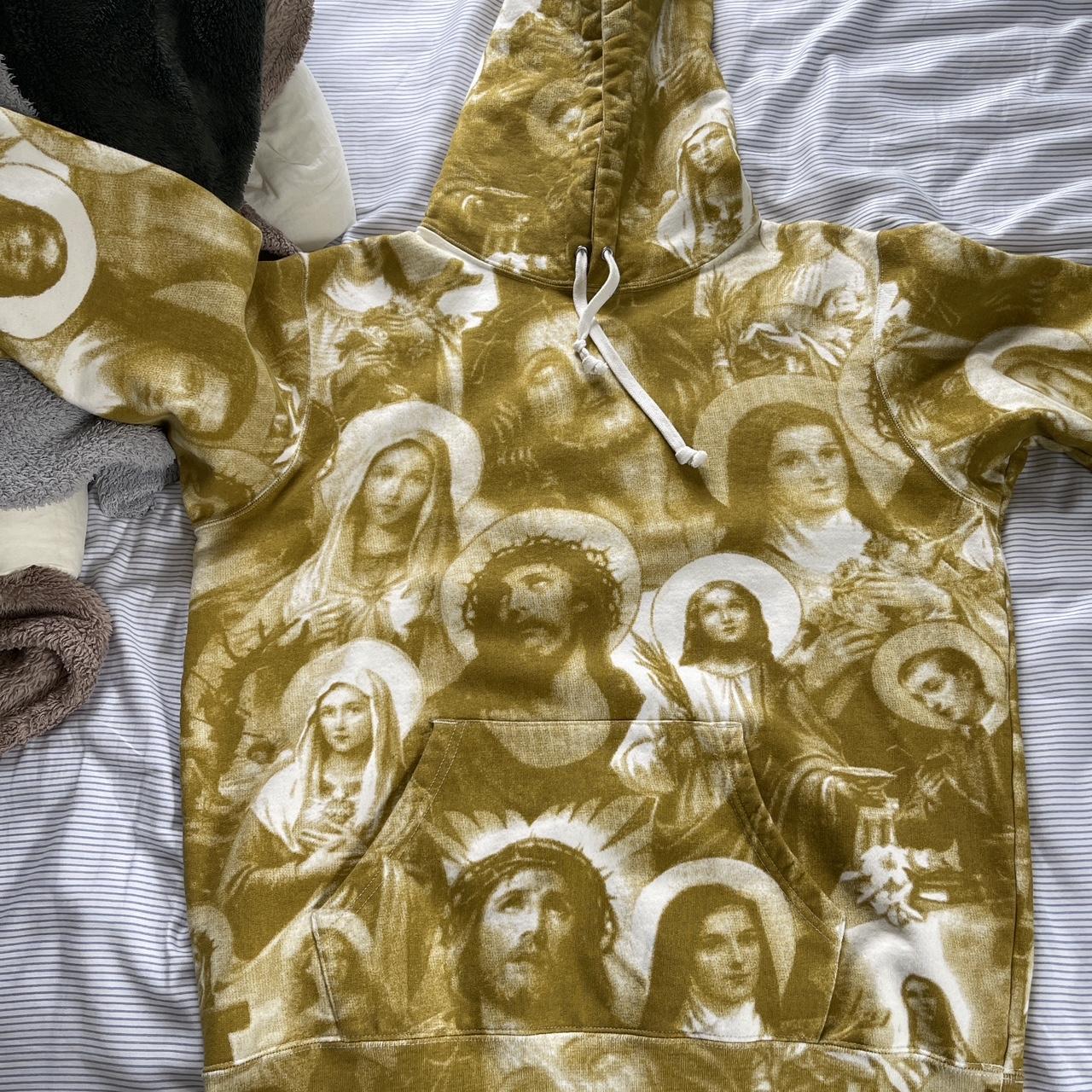 Supreme Jesus and Mary Hoodie size M measurements Depop