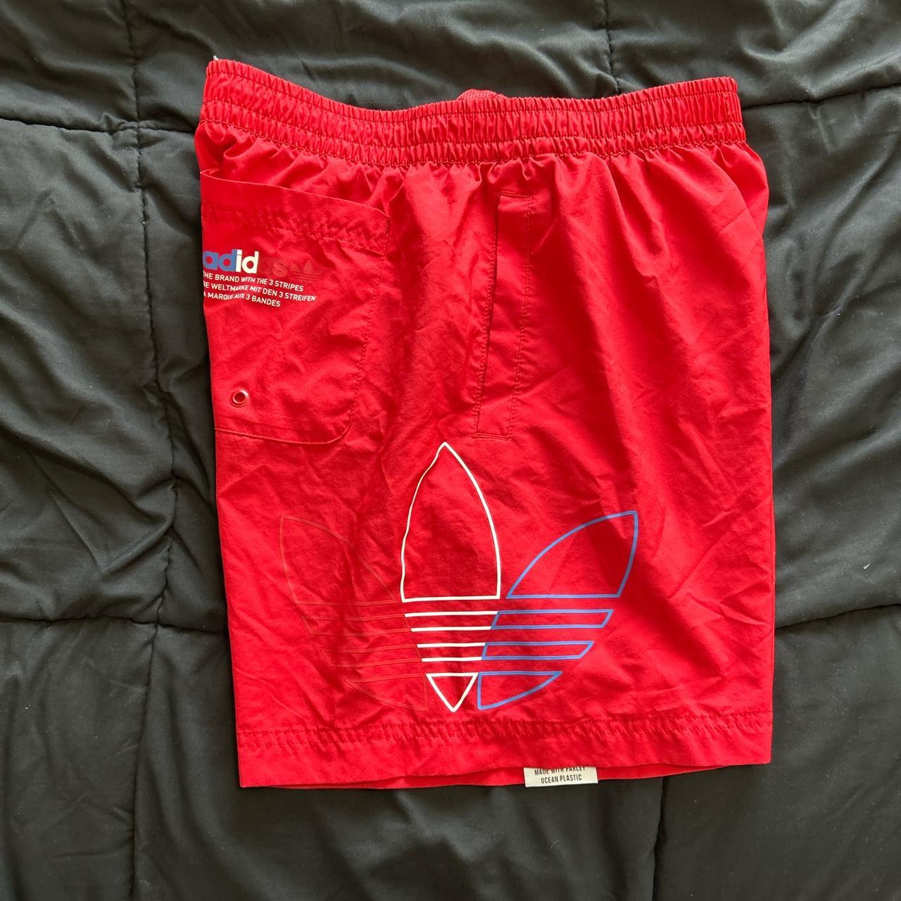 Adidas Men's Red Shorts (2)