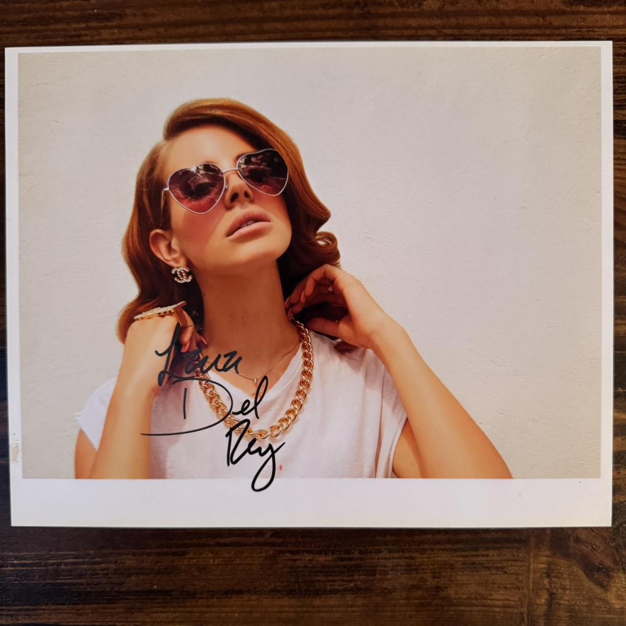 Lana Del Rey 直筆サイン LANA DEL REY SIGNED DID YOU KNOW THERES A TUNNEL UNDER OCEAN