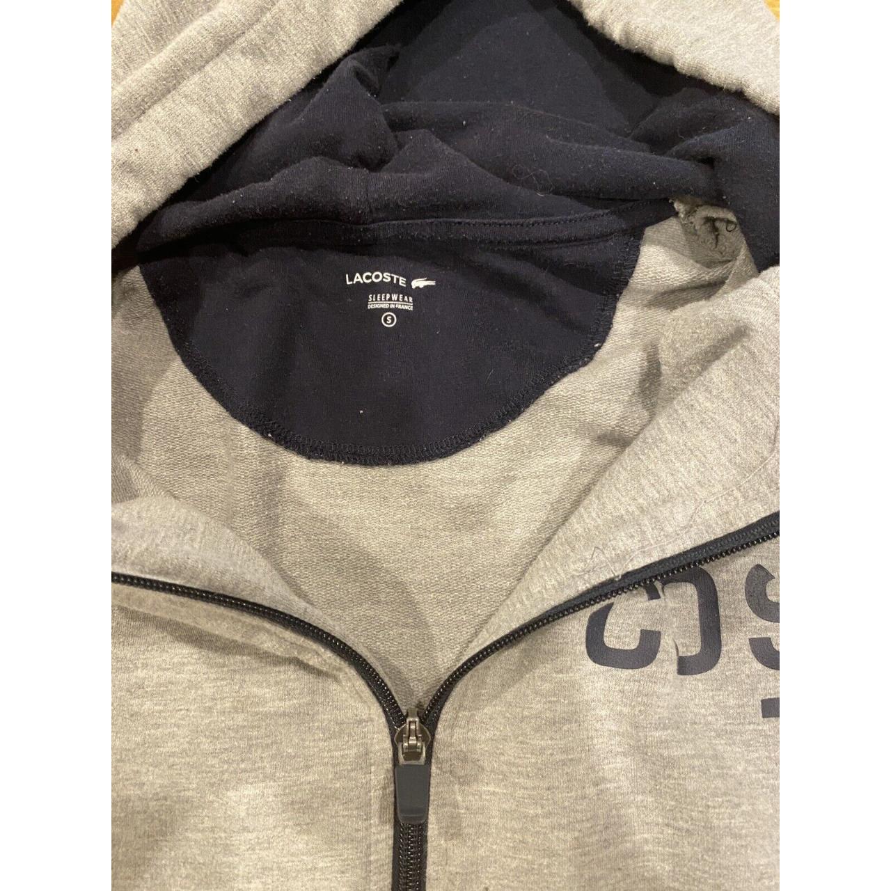 lacoste sleepwear hoodie
