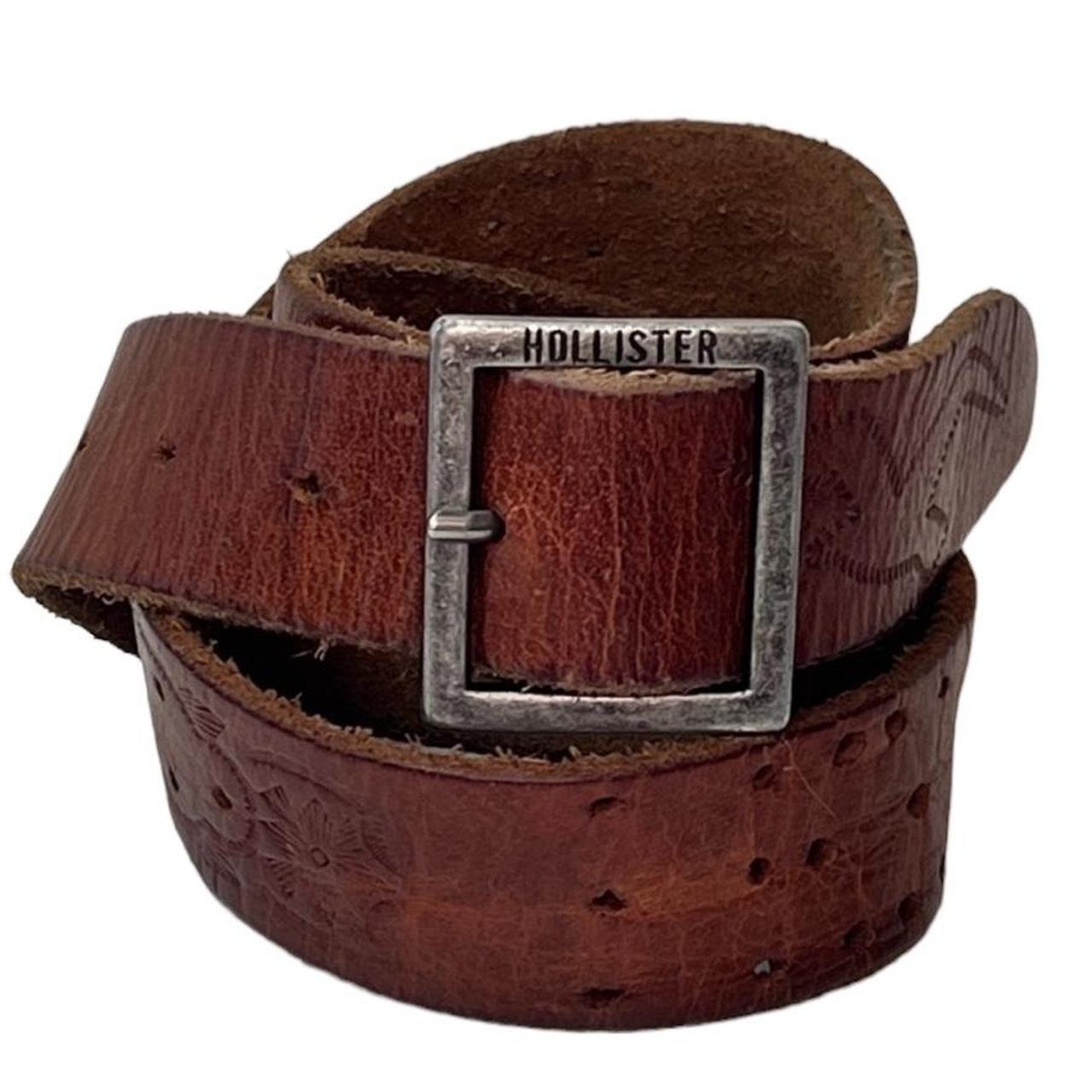 Hollister leather belt on sale