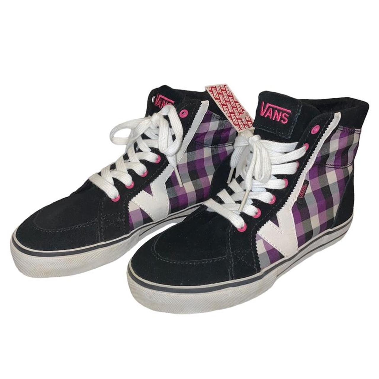 Vans for sales girls checkered