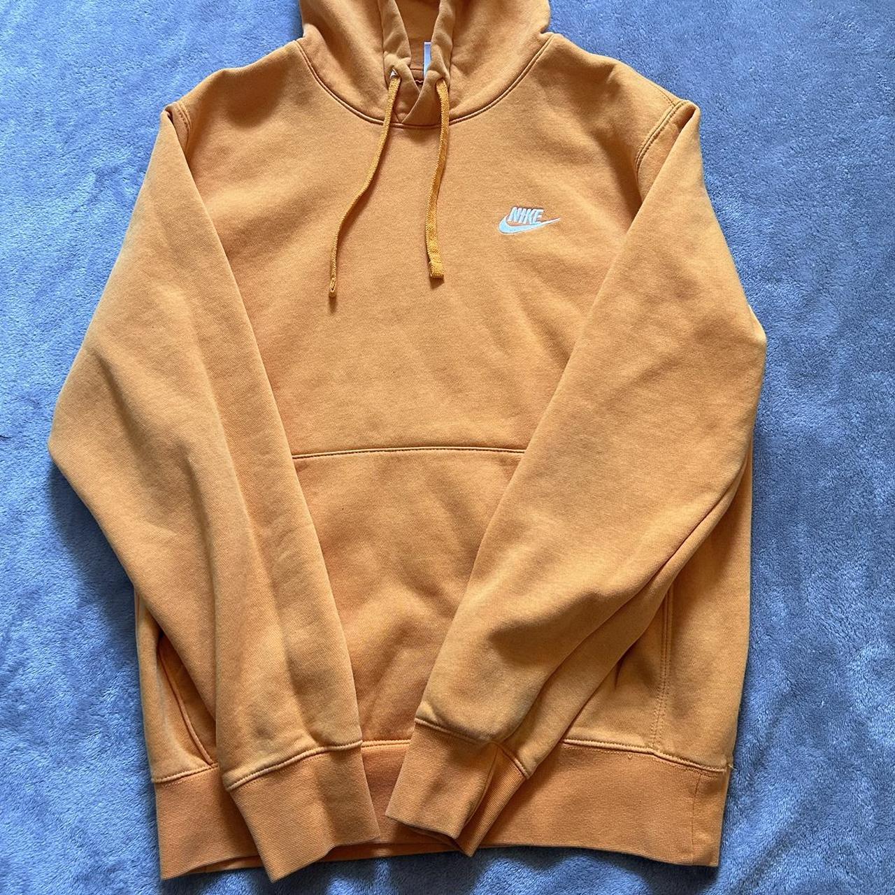 mens orange nike hoodie