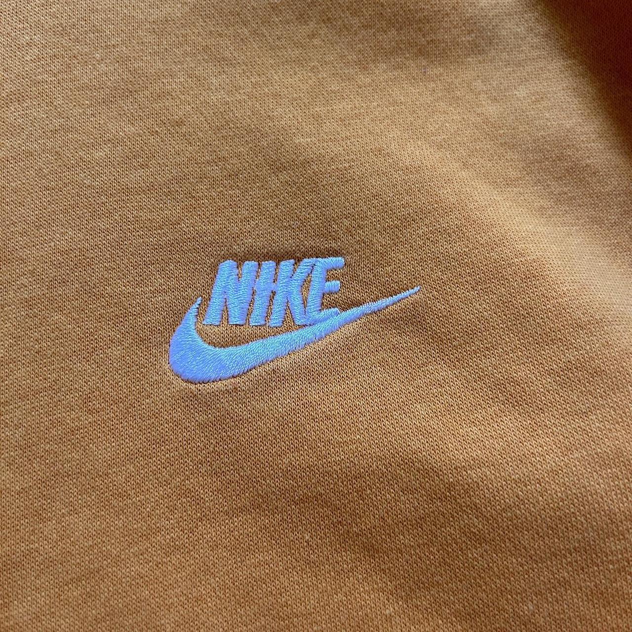 Simple Orange Nike Hoodie SizeS Depop