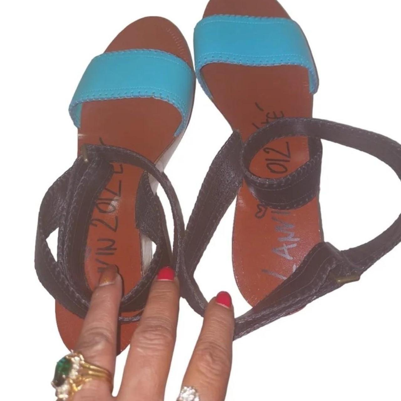 Lanvin Women's Blue Sandals (4)